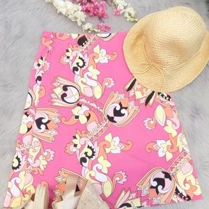 A Line Knee Length Skirt